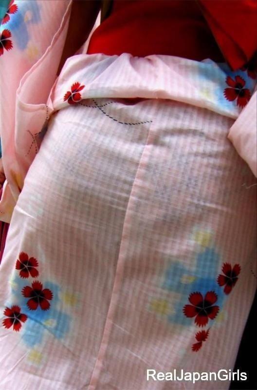 “Traditional Yukata Girls Caught in Upskirt”